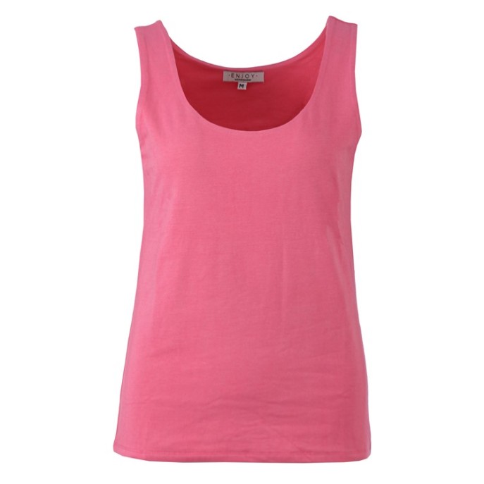 Enjoy Top dubbel voorpand - Pink